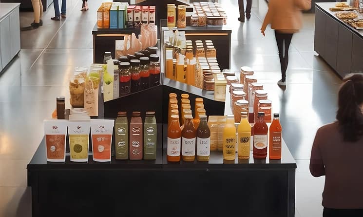 Food products showcase